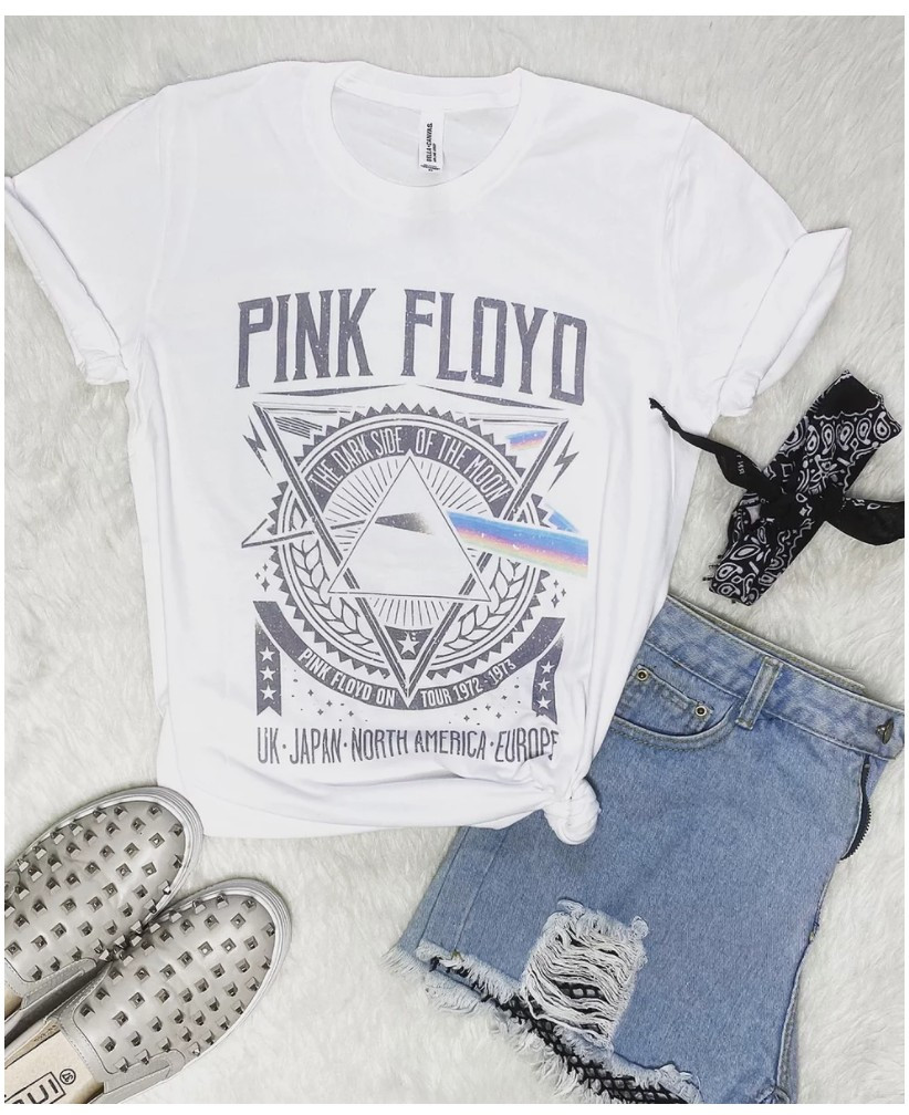 Pink Floyd - The Dark Side of the Moon Graphic T-shirt ( Vintage Feel ) | Sassy Queen