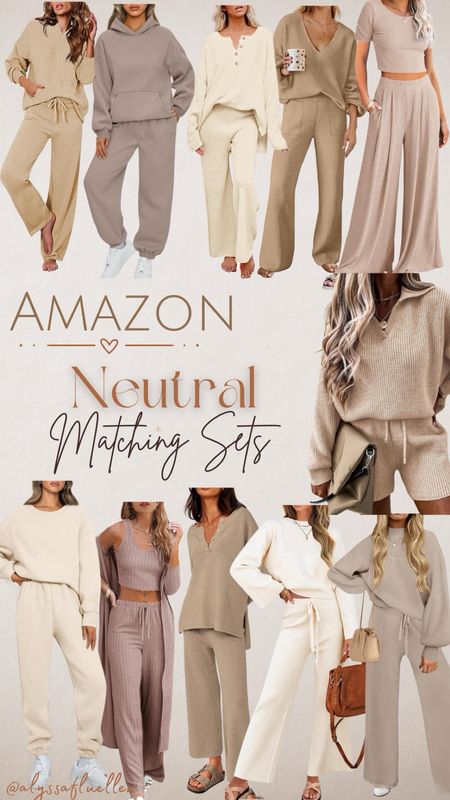 Amazon Neutral Matching Sets 🤎











Amazon, Amazon Fashion, Fashion Sets, Comfy clothes, Neutrals

#LTKitbag #LTKfindsunder50 #LTKstyletip