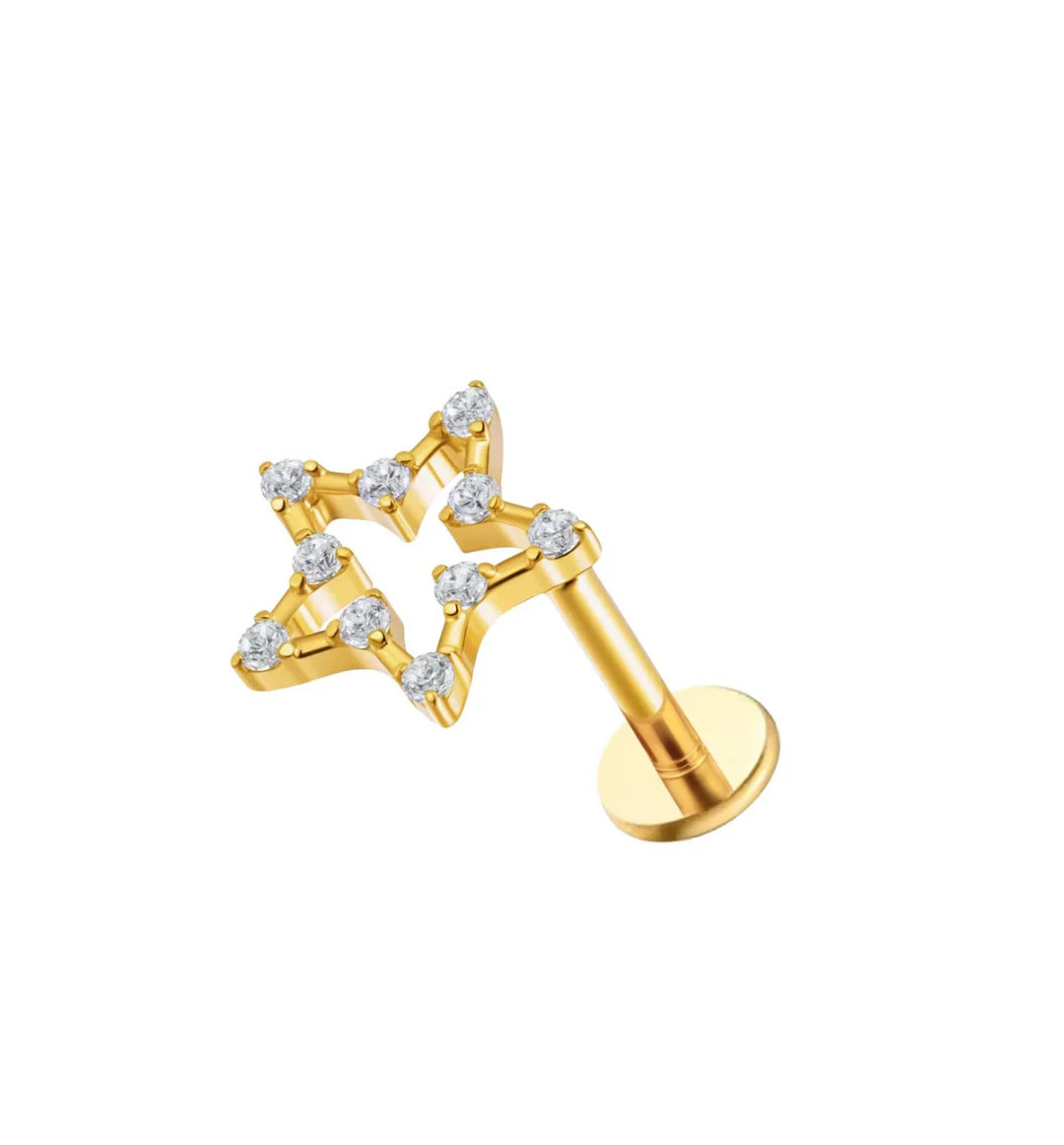 Saddle Star Flat Back | Pierced by Ash Design