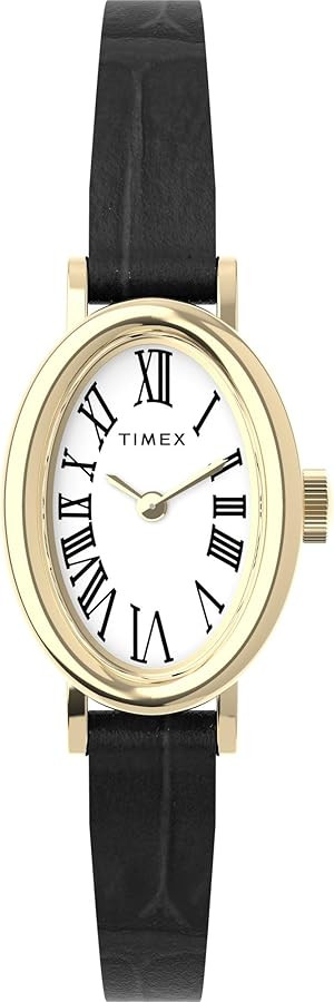 Timex Women's Cavatina Watch - TPearl Dial Gold-Tone Case | Amazon (US)