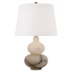 Visual Comfort Ciccio Modern Classic Natural Alabaster Table Lamp - Medium | Kathy Kuo Home