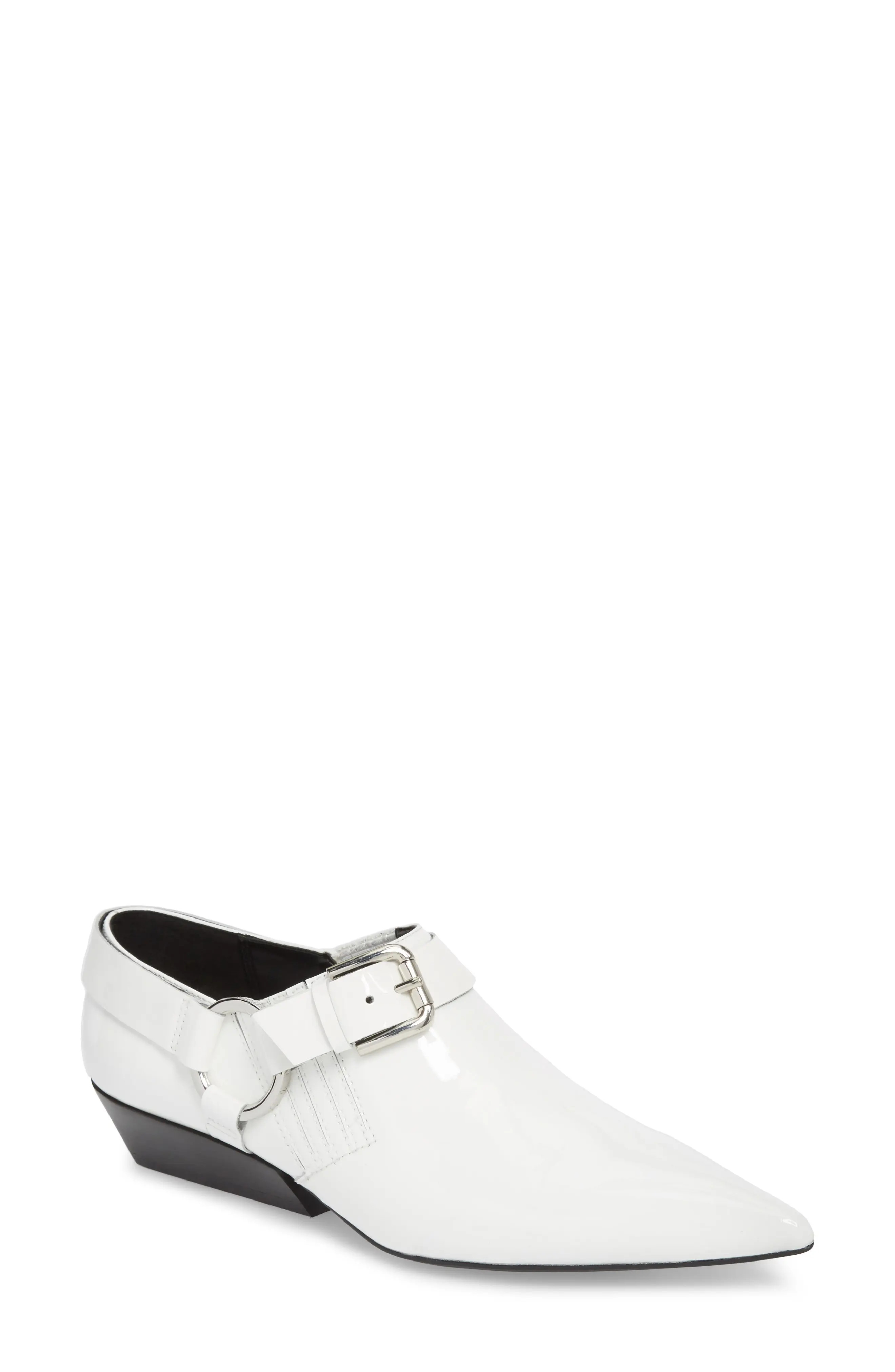 Calvin Klein Jeans Ellen Low Buckle Bootie (Women) | Nordstrom