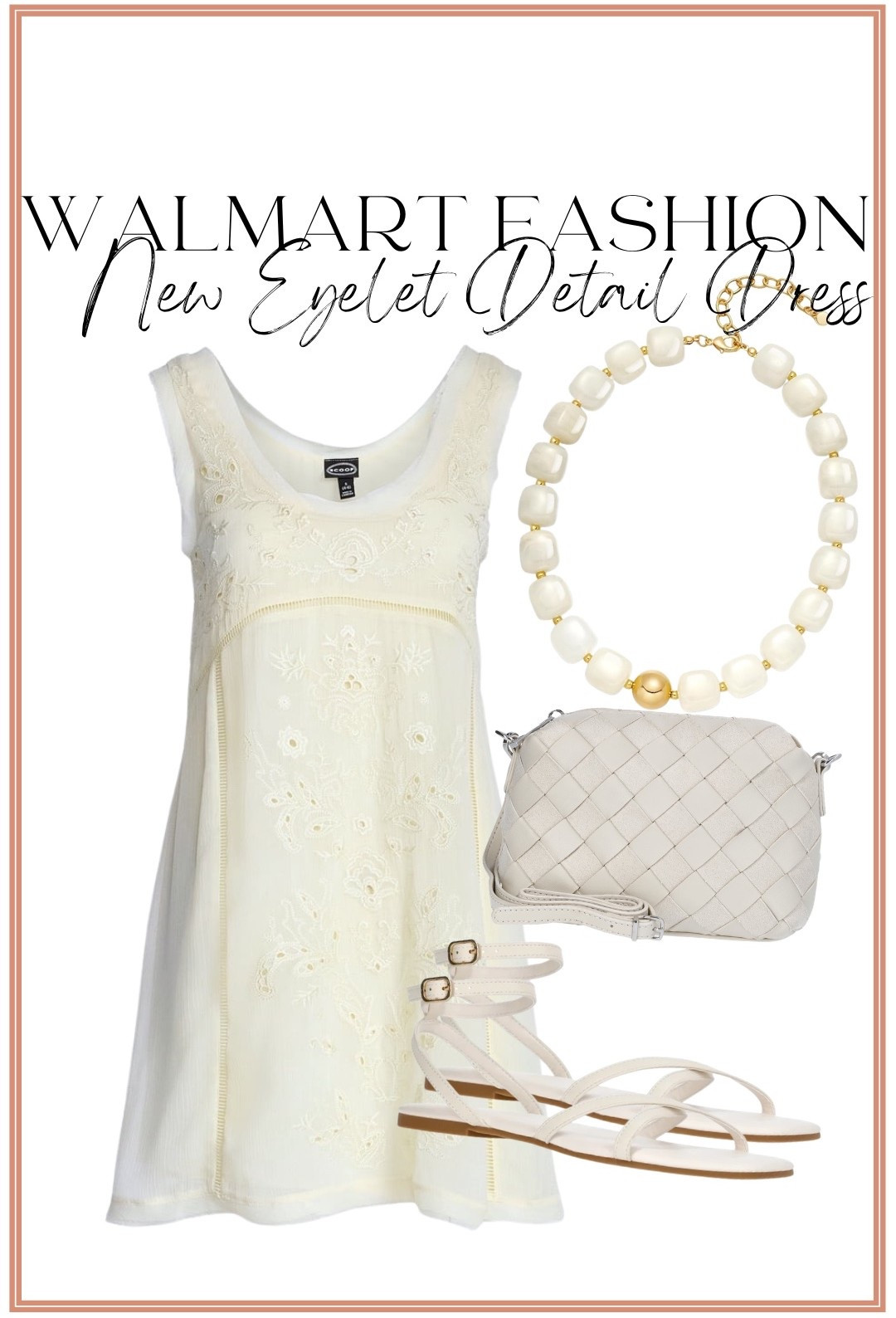 If you’re looking for the perfect little white dress, this brand new Walmart eyelet dress is one to grab! 🤍 The beautiful embroidered details give it such a timeless, elevated look, while the easy relaxed fit keeps it comfortable for hot summer days. I paired it with neutral accessories for an effortless outfit that’s perfect for brunch, beach vacations, bridal events, or everyday summer wear.

✨ Runs TTS and is one of those classic pieces you’ll reach for year after year!

#walmartfashion #walmartfinds #walmartstyle #whitedress #eyeletdress #summerstyle #affordablefashion #vacationoutfit #brunchstyle #neutralstyle #classicstyle #ootd #summerfashion #budgetfriendlyfashion #fashionfinds

#LTKootd #LTKPetite