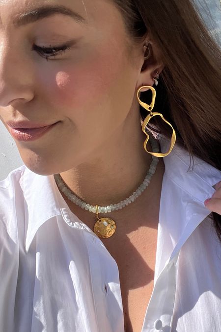 Bold jewelry pieces from sequin jewelry save 20% code DANA20 

Earrings | necklace | discount code | designer jewelry 

#LTKStyleTip #LTKTravel #LTKSeasonal
