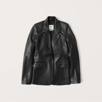 Vegan Leather Blazer
					



		
	



	
		Exchange Color / Size
	


	

	

	
		


  $140
  		$140
... | Abercrombie & Fitch (US)