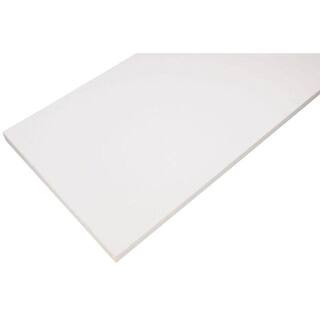 White Laminated Wood Shelf 12 in. D x 72 in. L | The Home Depot