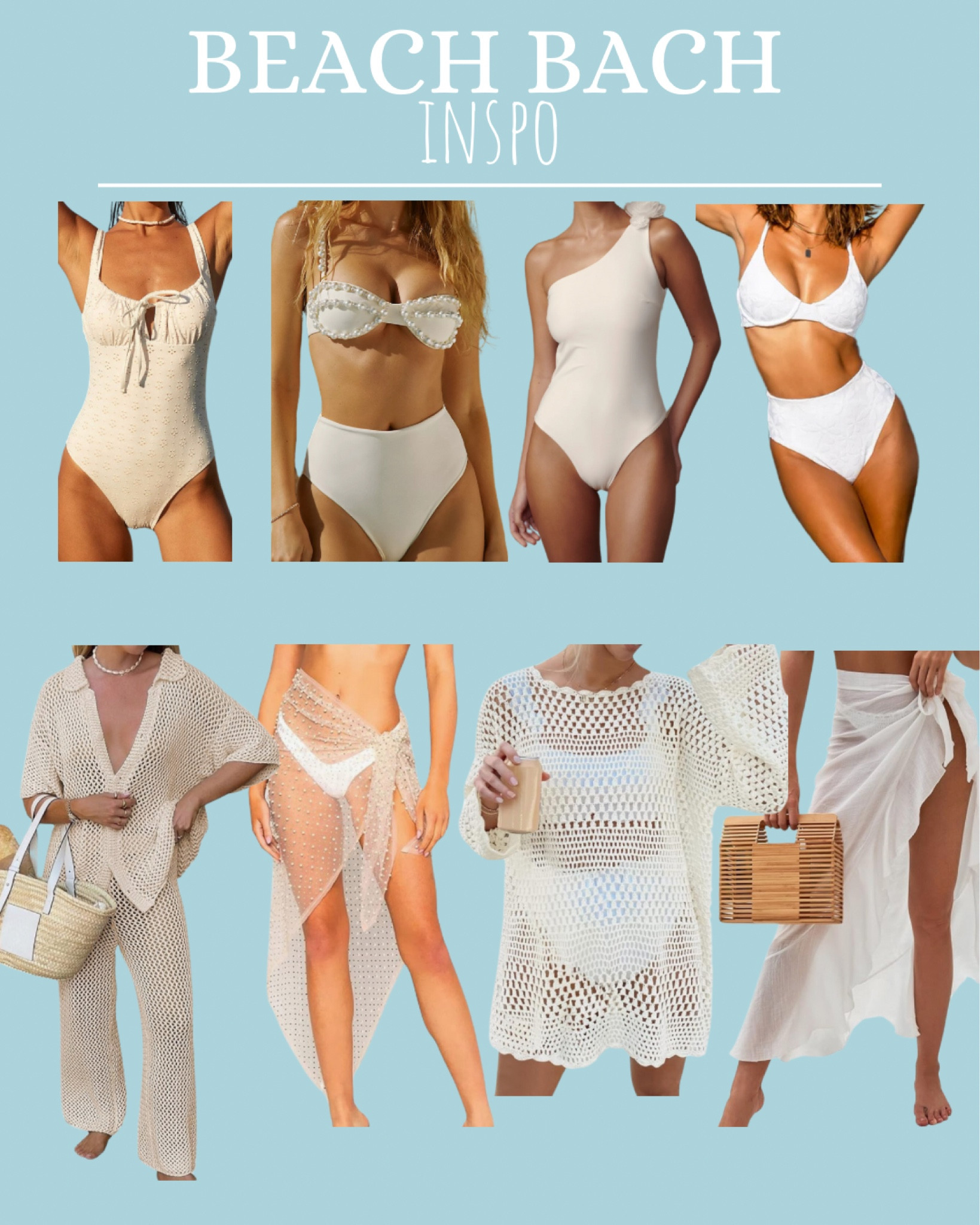 Some inspo for your beach bachelorette!  

#LTKSeasonal #LTKswim #LTKwedding