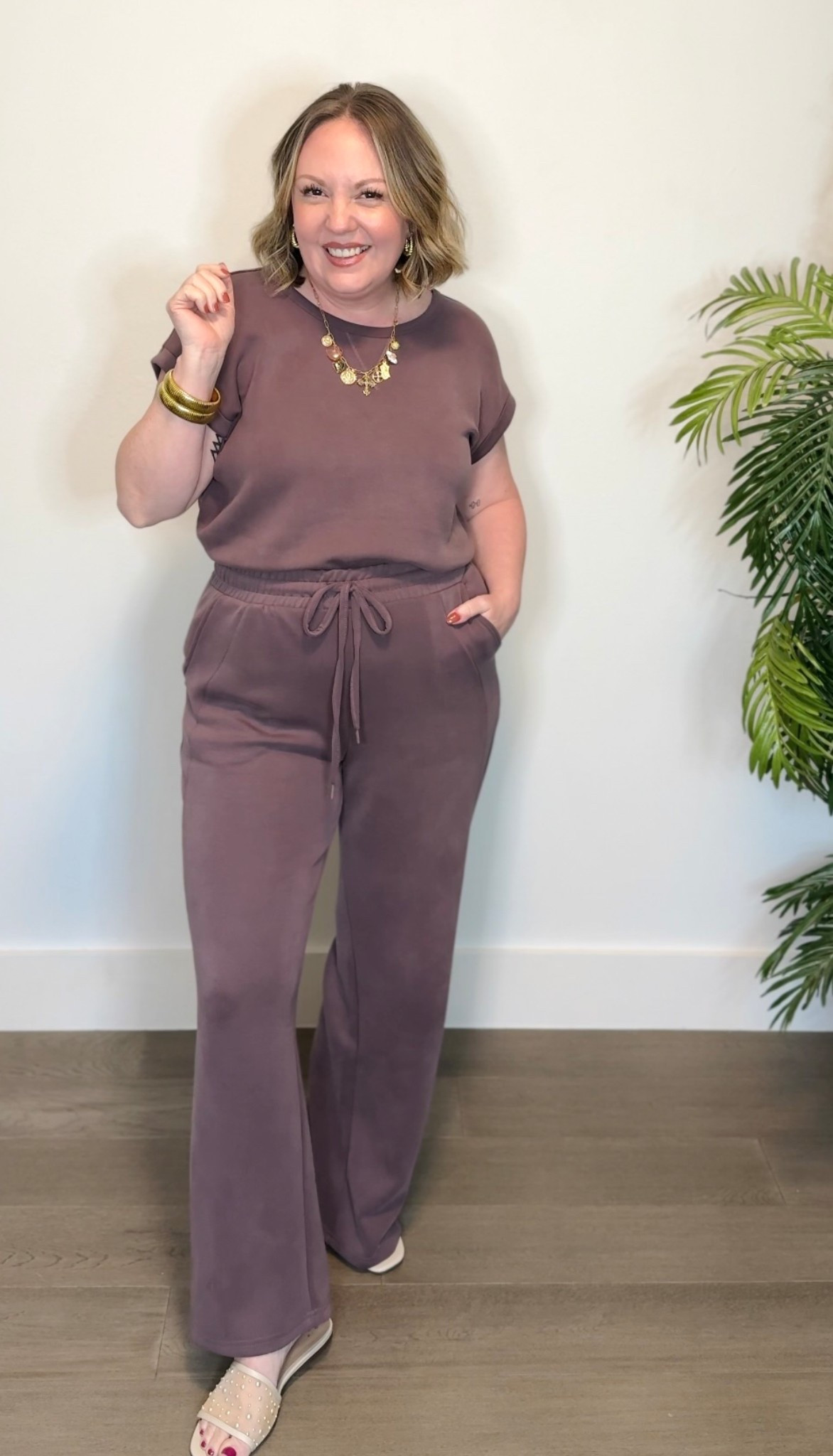 Size medium in these amazing scuba knit pieces!! 

#LTKPetite #LTKSaleAlert #LTKMidsize