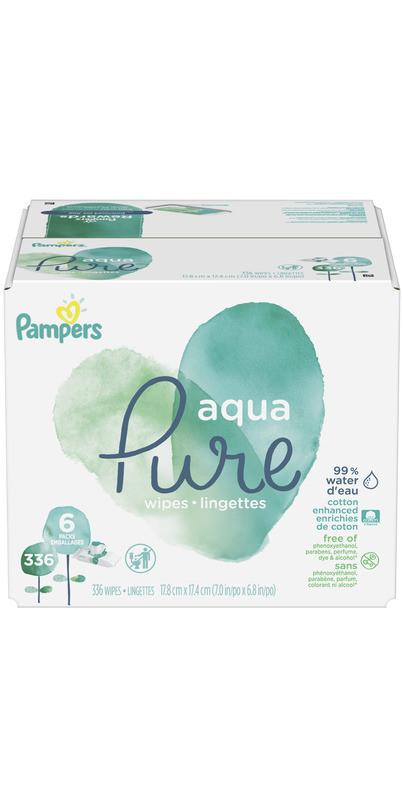 Pampers Aqua Pure Baby Wipes Bulk Pack | Well.ca