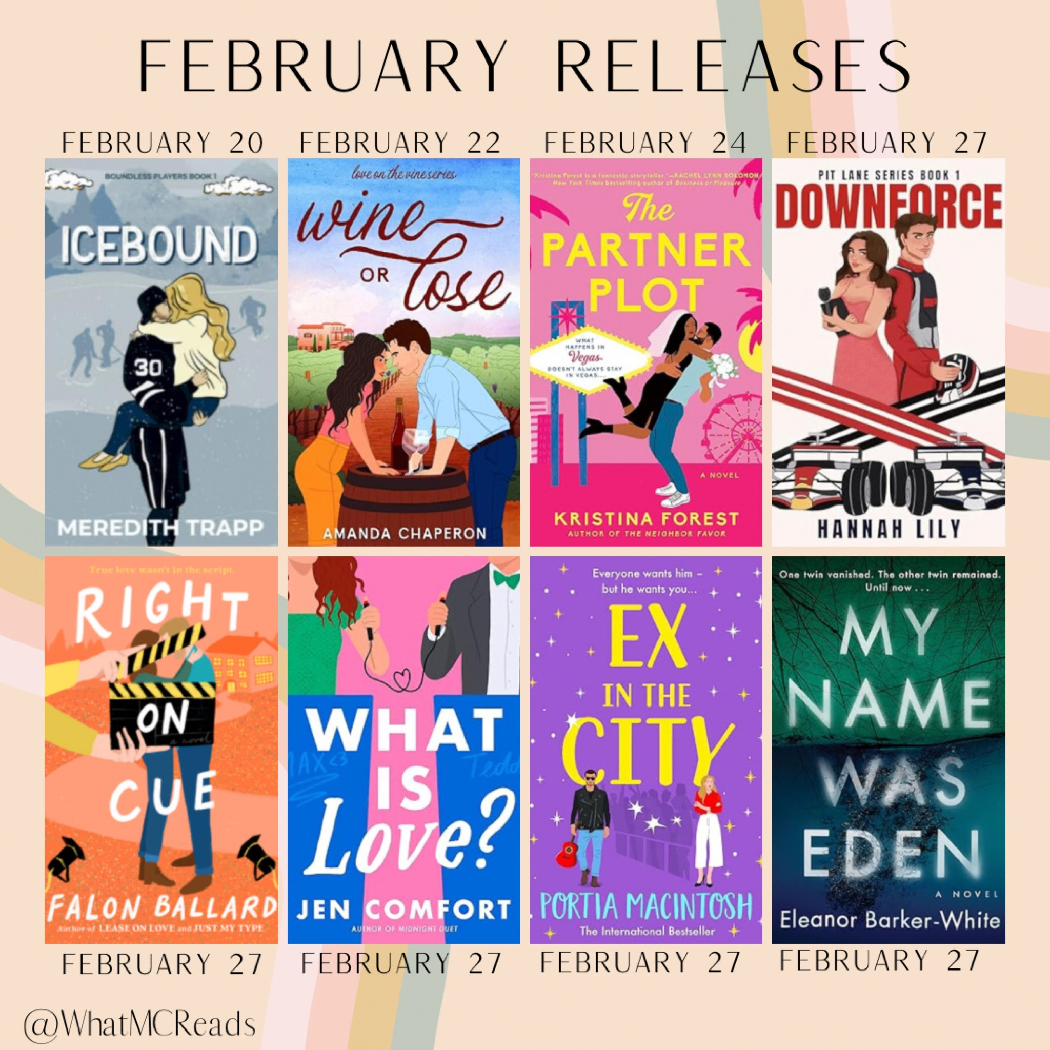 February Book Releases

Thriller // Romance // Suspense // Spicy Romance // Mystery Thriller // Ali Hazelwood // Amazon Kindle // F1 Romance // Formula One Romance

#LTKfindsunder100 #LTKfindsunder50 #LTKhome