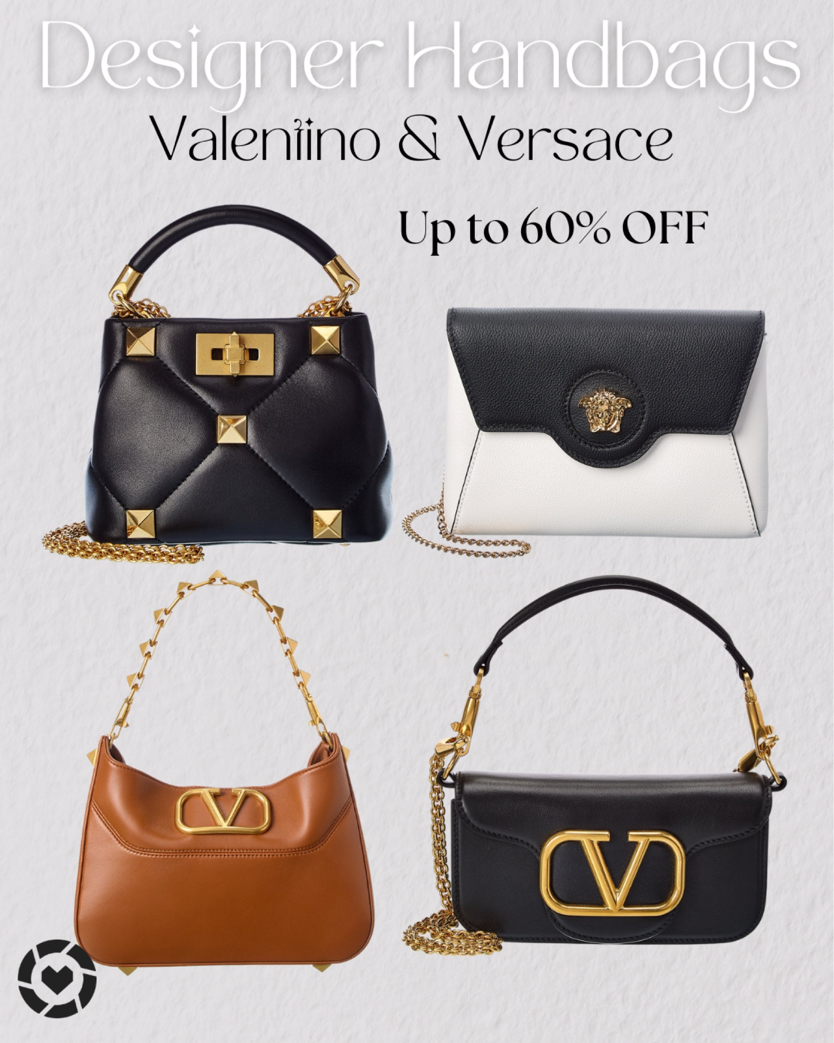 Valentine and Versace handbags
Designer bags on sale
Fall accessories 

#LTKSale #LTKsalealert #LTKitbag