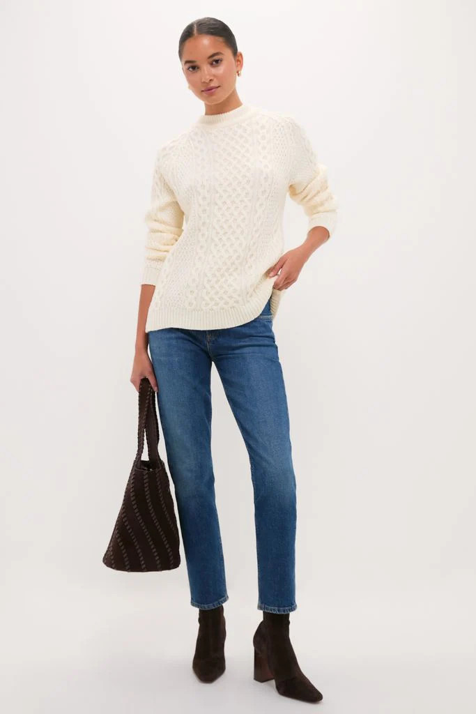 Ivory Fisherman Sweater | Tuckernuck (US)