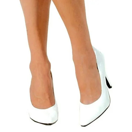White Pump Shoes Women's Adult Halloween Accessory | Walmart (US)
