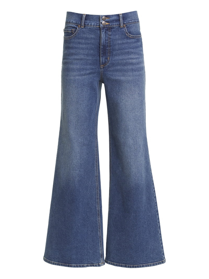 Sofia Vergara Women's Margot Wide Leg Crop, Sizes 0-20 | Walmart (US)