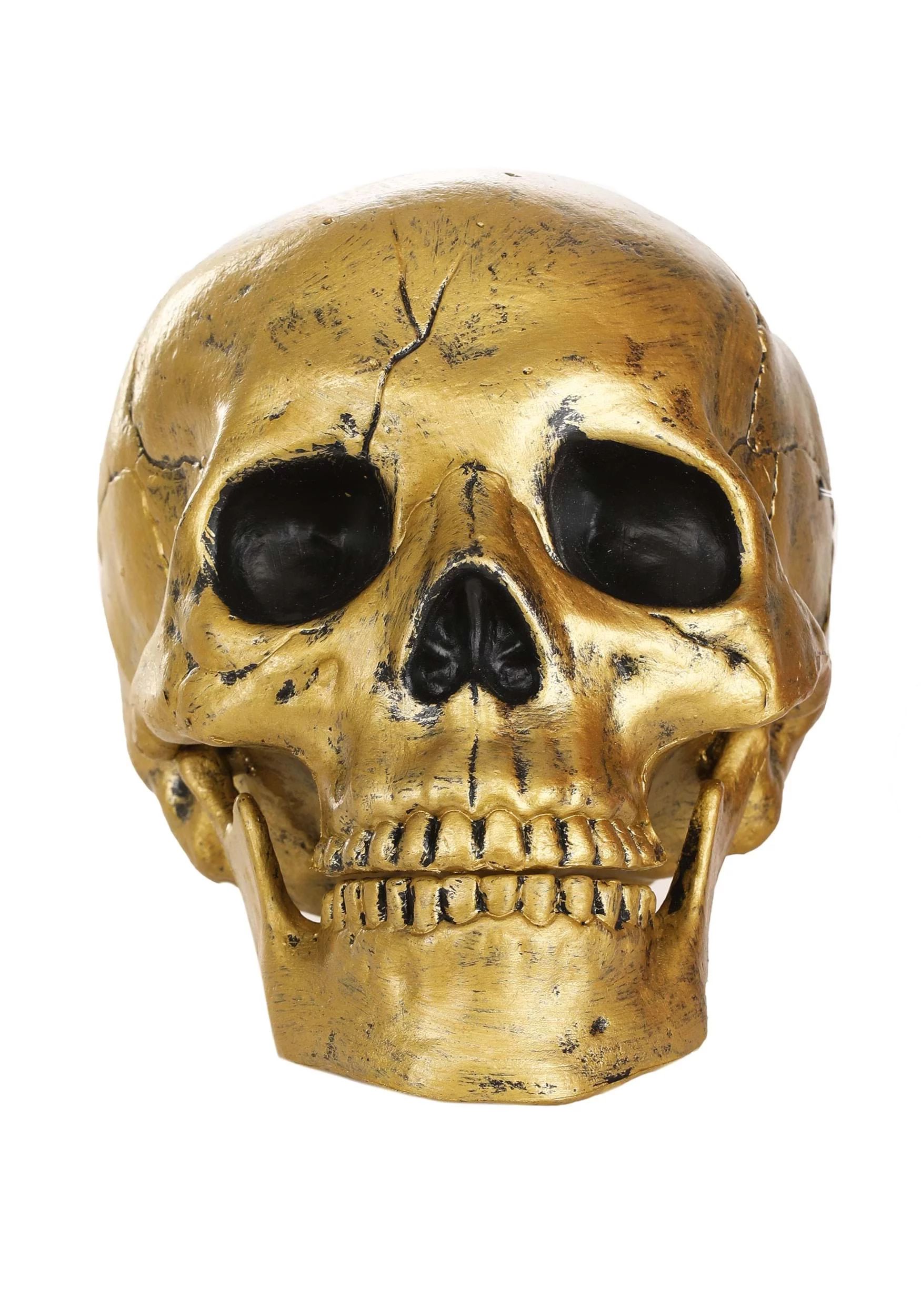 Gold Skull with Movable Jaw | Walmart (US)