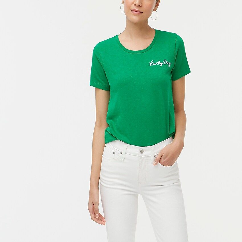 Lucky graphic tee | J.Crew Factory