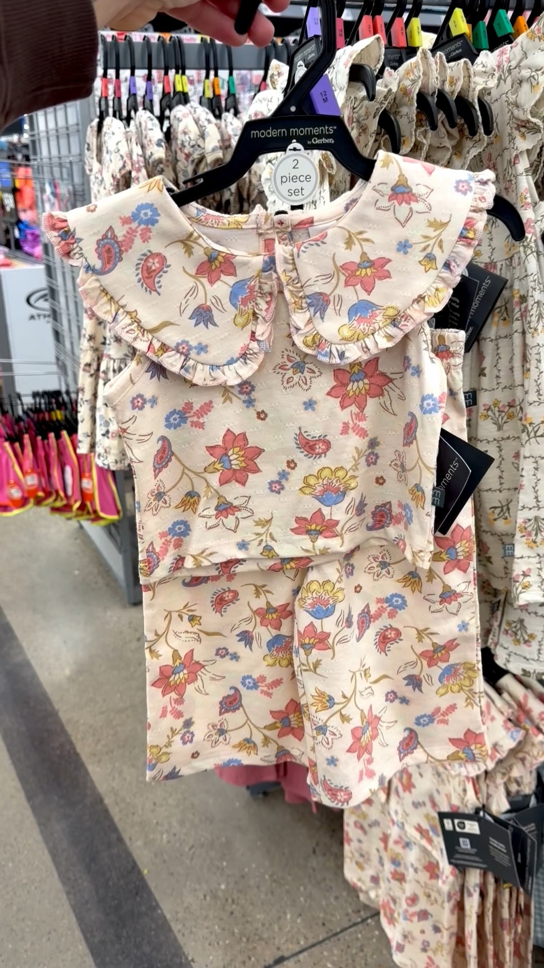 Spotted the cutest new toddler sets today at Walmart for spring! Links below. #ad 