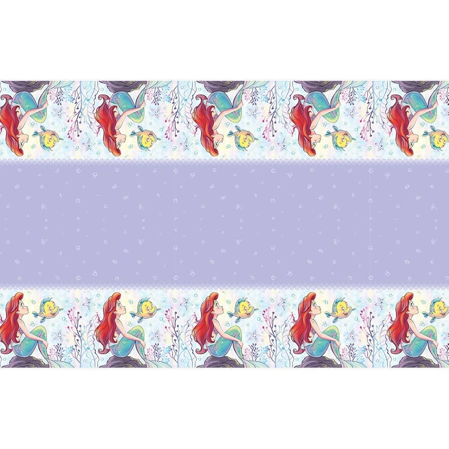 Unique The Little Mermaid Plastic Tablecloth, 84" X 54" | Amazon (CA)