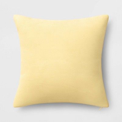 Washed Linen Square Throw Pillow - Threshold™ | Target