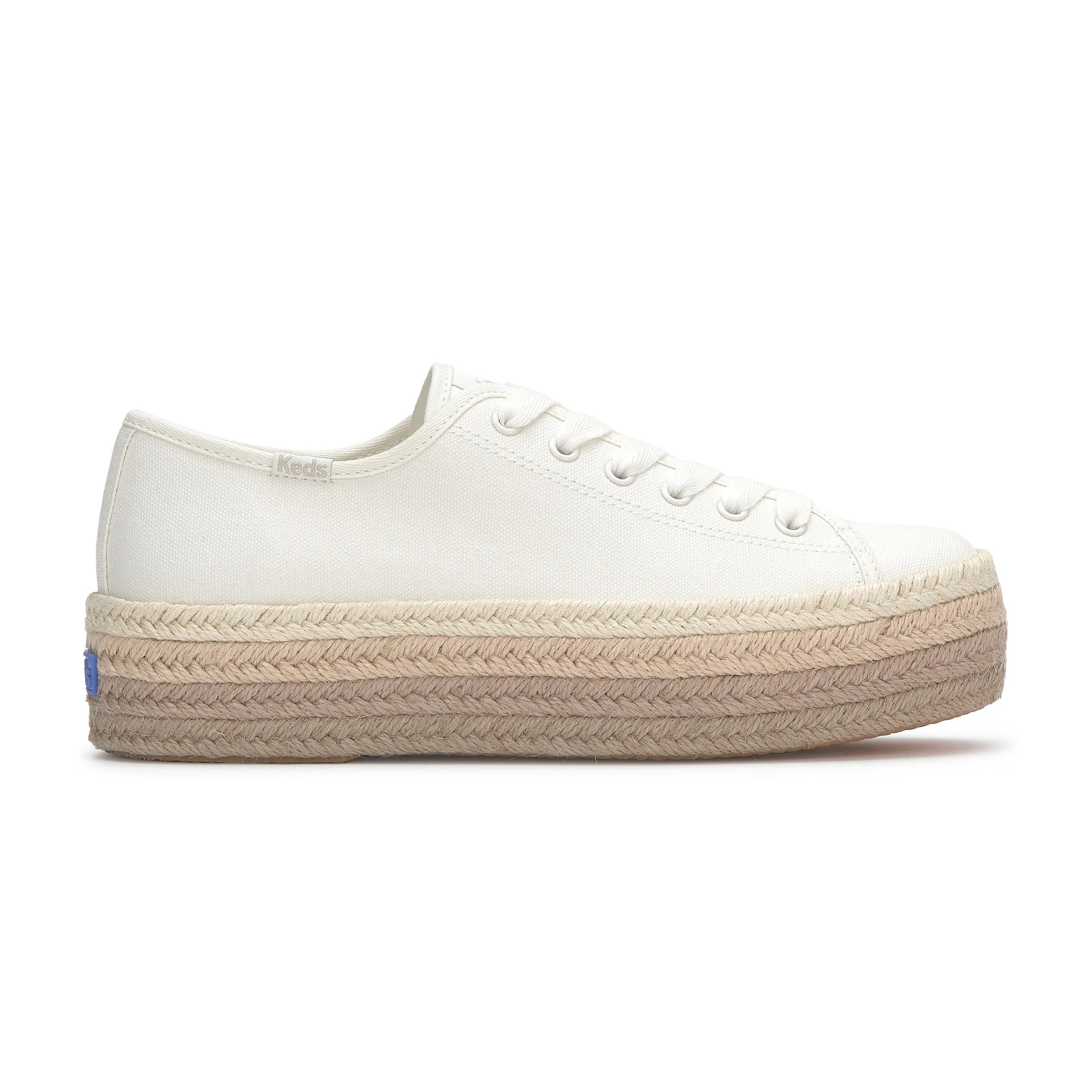 Keds Triple Up Canvas Jute Foxing Lace Up | Keds US