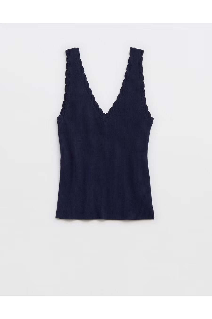 Aerie Reversible Sweater Tank Top Women's Navy XXS | Aerie