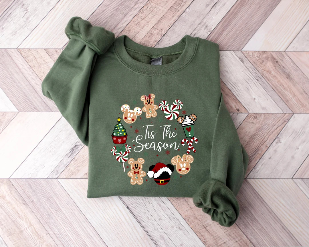 Mickey and Friends Shirt, Disney Christmas Tis the Season Shirt, Christmas Tis The Season Magical... | Etsy (US)