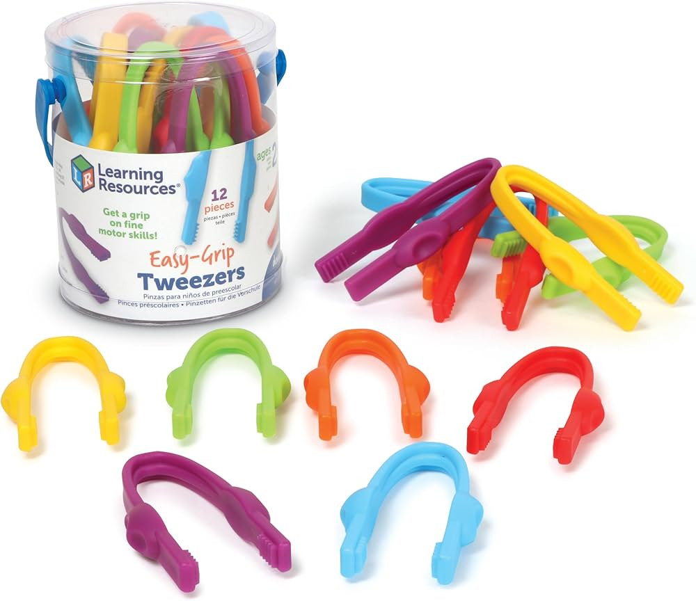 Learning Resources Easy-Grip Tweezers, Preschool Learning Activities, Educational Toys for Ages 2... | Amazon (US)