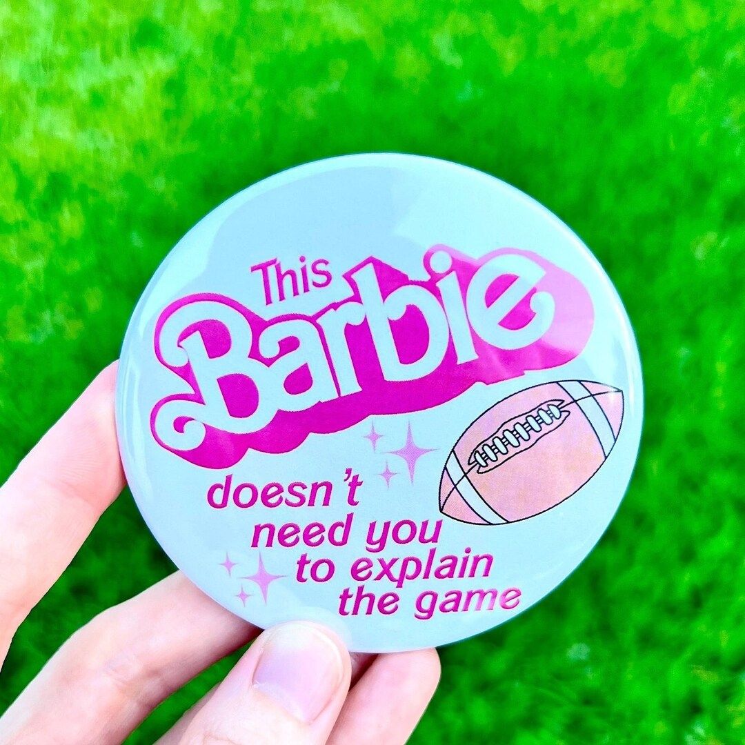 More Sports This Barbie Game 3 Game Day Button Pin - Etsy | Etsy (US)