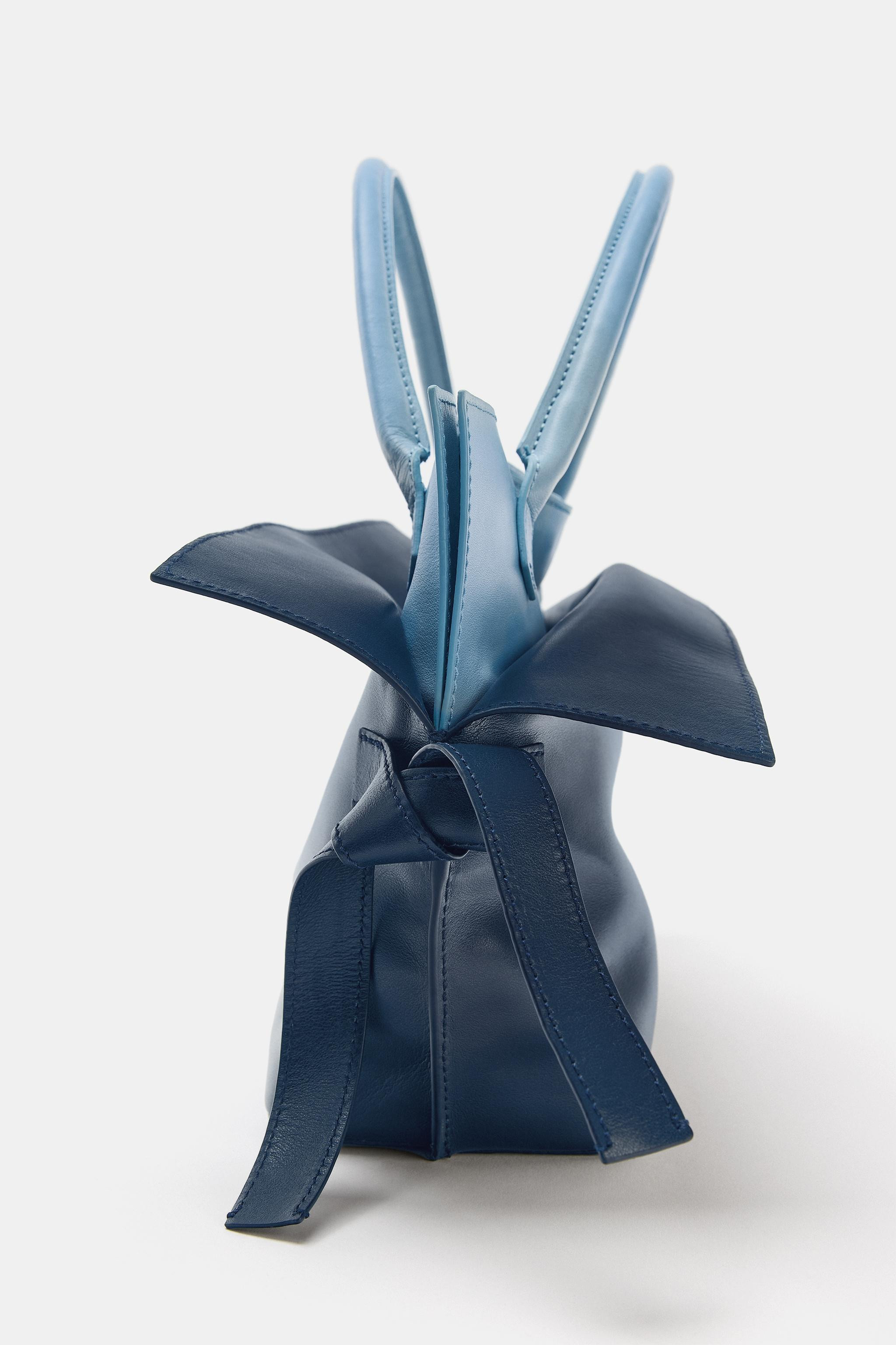 LEATHER FLAP BAG | Zara US