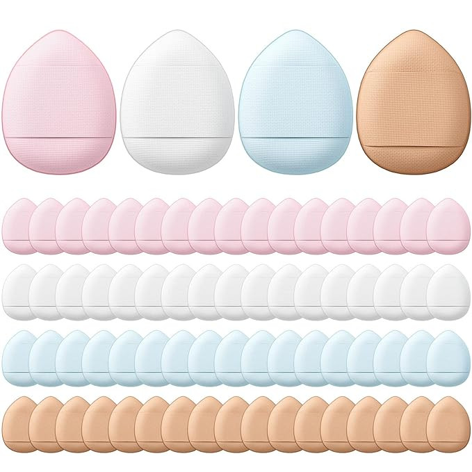 72 Pcs Finger Powder Puff Mini Makeup Sponge Soft Beauty Makeup Blender Puff for Foundation, Face... | Amazon (US)