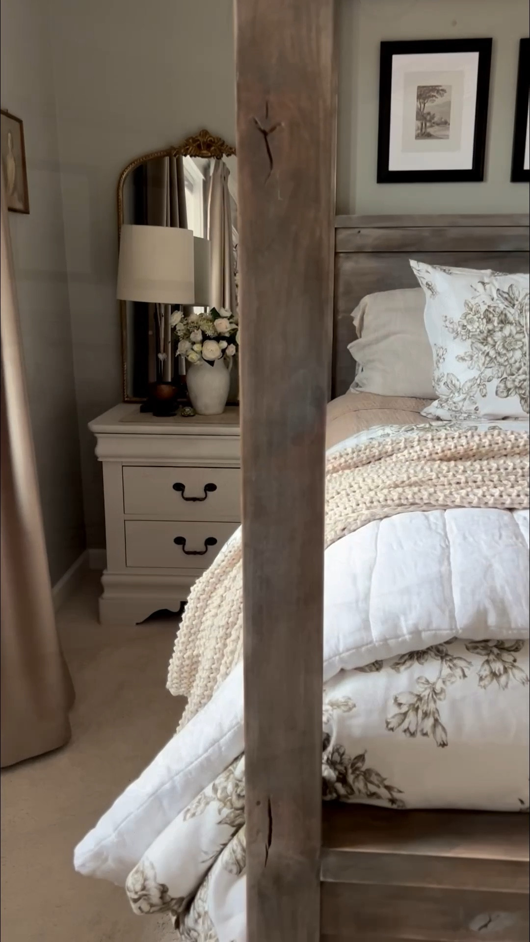 One of my most commonly asked questions is where did you get your bedding? 

Well, I have multiple seasons of bedding, but by far the all-time favorite is the ✨Toile Sage Green Floral Flannel Duvet from Garnet Hill 
Copy and paste this link into your search bar and it’ll pull it right up. 

https://urlgeni.us/toile-duvet

I have included a side-by-side comparison of some of my favorites on the Internet. ￼ my favorite is the one I have from Garnett Hill, which is pictured in the bottom right corner.
My second favorite is in the top right corner. There are a few other options linked and remember to copy and paste the link for Garnet Hill above. ￼

#LTKdayinmylife #LTKHome #LTKstorytime