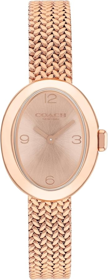 COACH Women's Sammy 2H Quartz Bracelet Watch, 22.5mm Petite Oval Case, Premium Fashion, Everyday ... | Amazon (US)