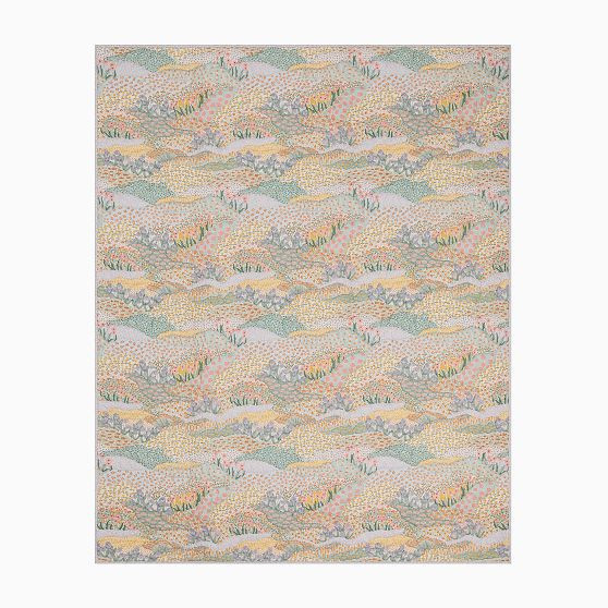 Flower Field Quilt, F/Q, Multi | West Elm (US)