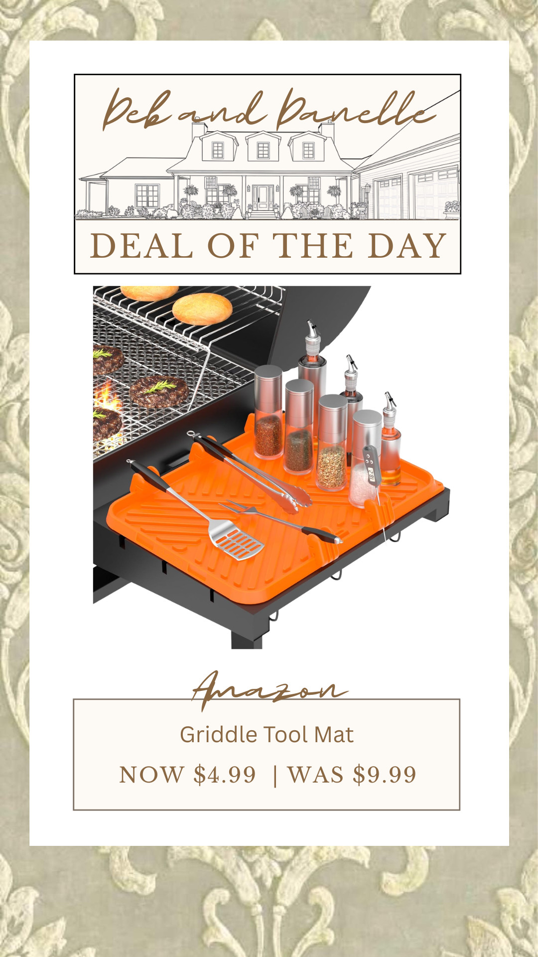 It's grilling season! Here is an amazing deal on a griddle tool mat from Amazon to help keep your grilling area clean.  

 #LTKSeasonal #LTKSaleAlert