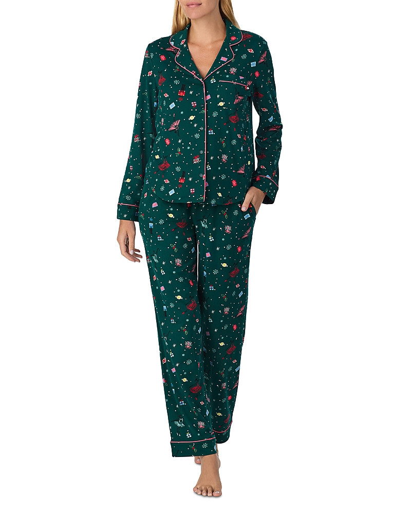 kate spade new york Printed Long Pajama Set | Bloomingdale's (US)