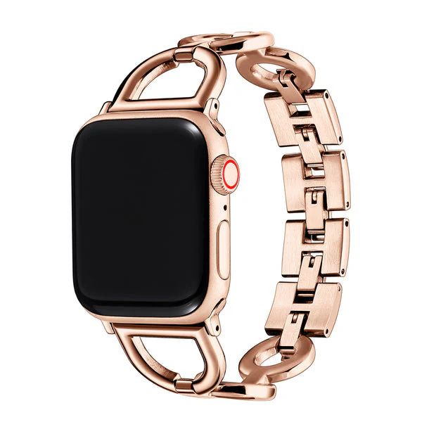 Colette Stainless Steel Circle Link Replacement Band for Apple Watch | Posh Tech
