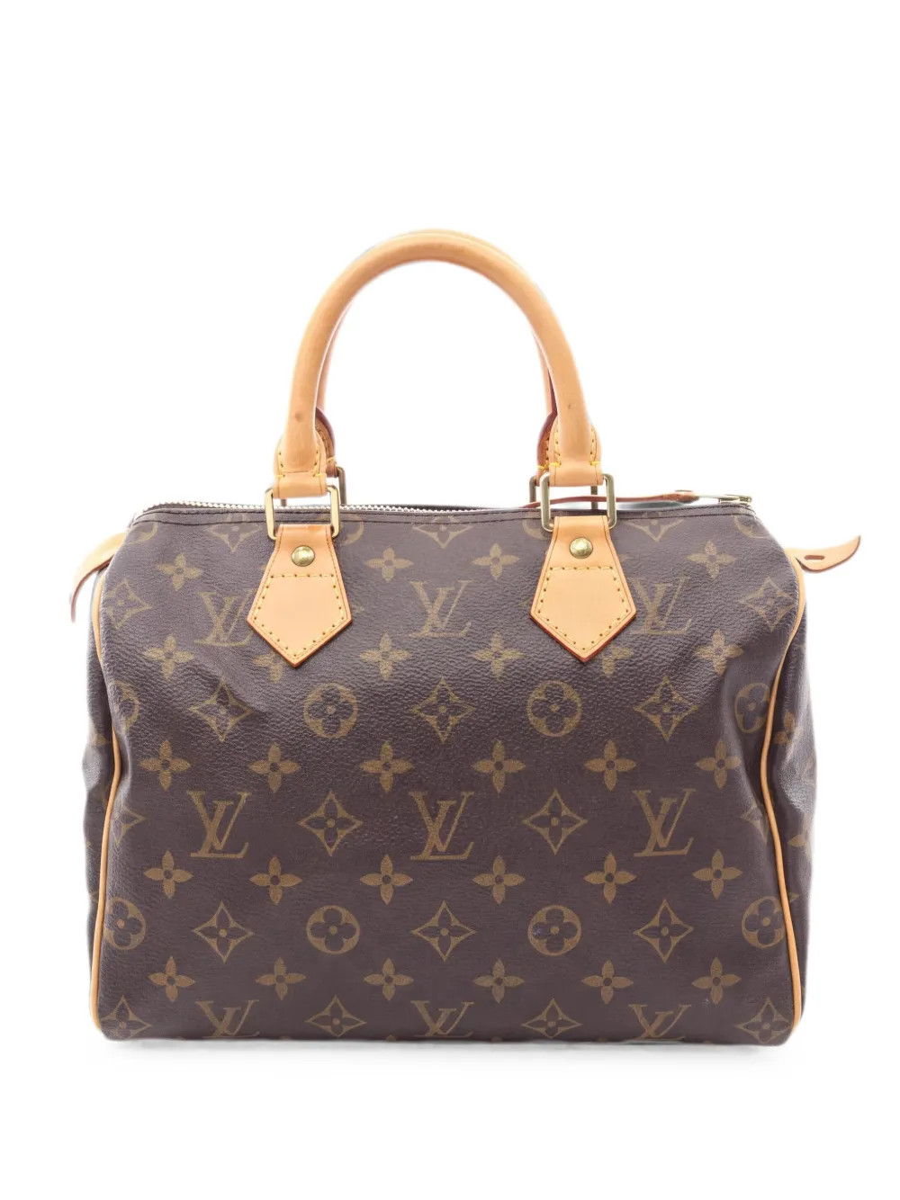 Louis Vuitton Pre-Owned 2003 25 Speedy Monogram tote bag - Brown | Farfetch Global