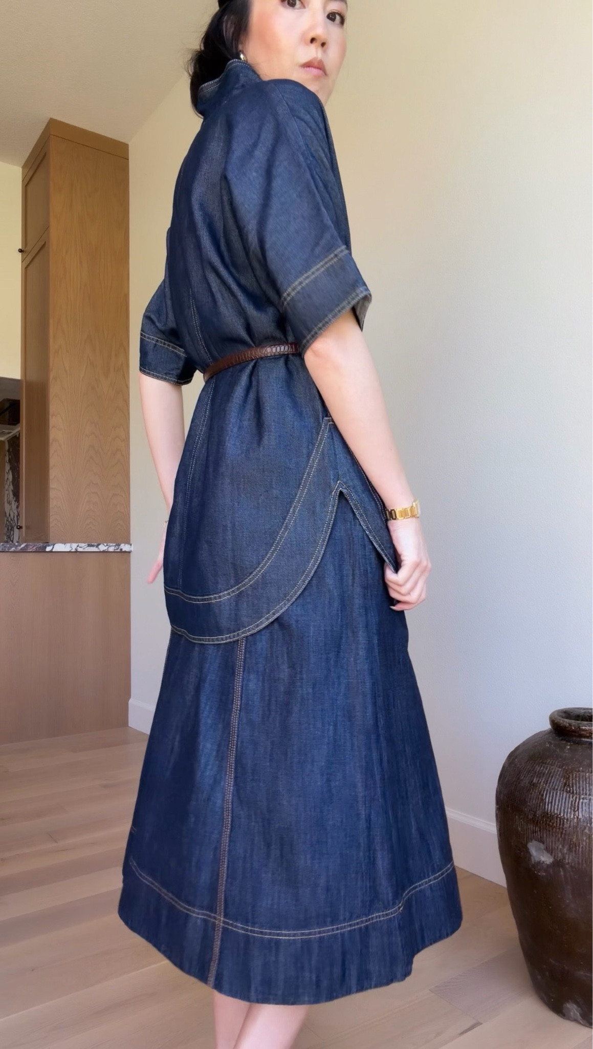 Summer set on sale!
Wearing this denim tunic and skirt set, this time styled with a scarf instead of a layered white shirt underneath.

#summeroutfit
#matchingset
#denimskirt
#denimtop
#summerstyle

#LTKootd #LTKgrwm #LTKSaleAlert