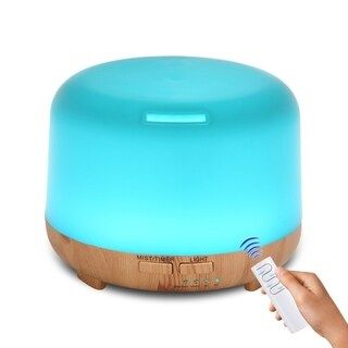 ZOKOP 300ML Aromatherapy Essential Oil Diffuser Ultrasonic Humidifier With Remote Control Colorful R | Bed Bath & Beyond