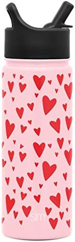 Simple Modern 18oz Summit Kids Water Bottle Thermos with Straw Lid - Dishwasher Safe Vacuum Insul... | Amazon (US)