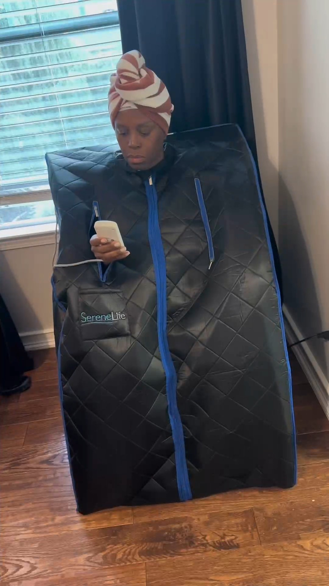 Self-care Sunday elevated with this awesome sauna 