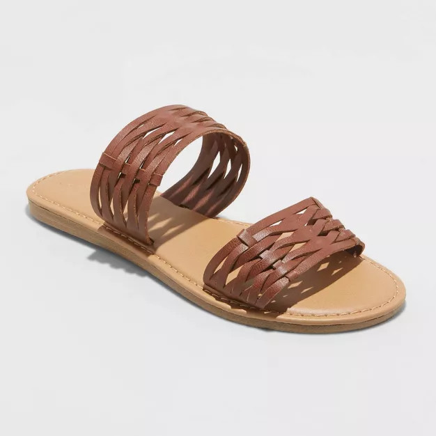 Women's Addie Two Band Slide Sandals - Universal Thread™ | Target