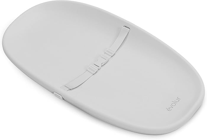Evolur Eva Baby Changing Pad in Light Gray, Soft, Lightweight and Portable Changing Pad, Fits All... | Amazon (US)
