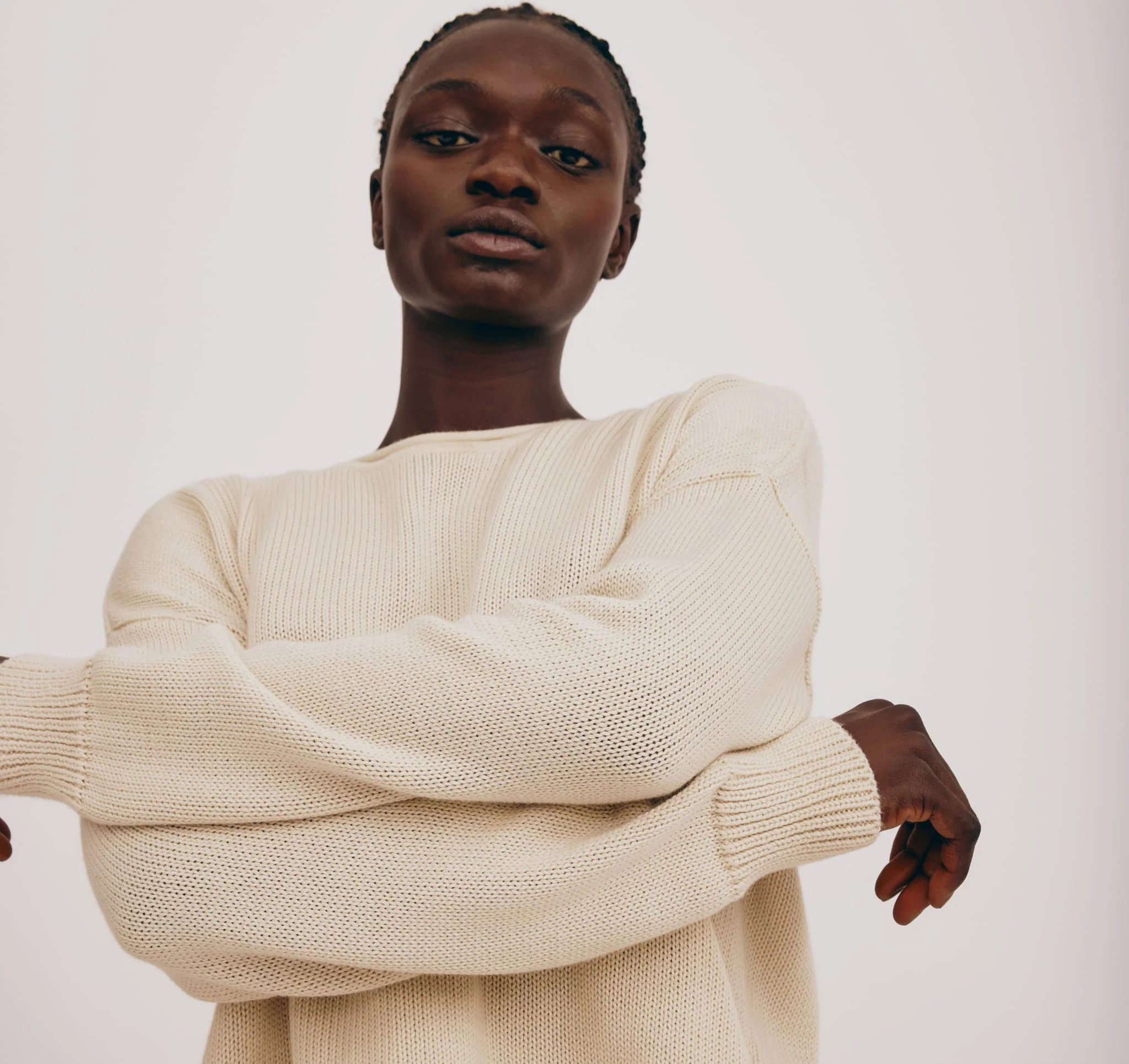 True Knit Sweater Oat / XL | Organic Basics