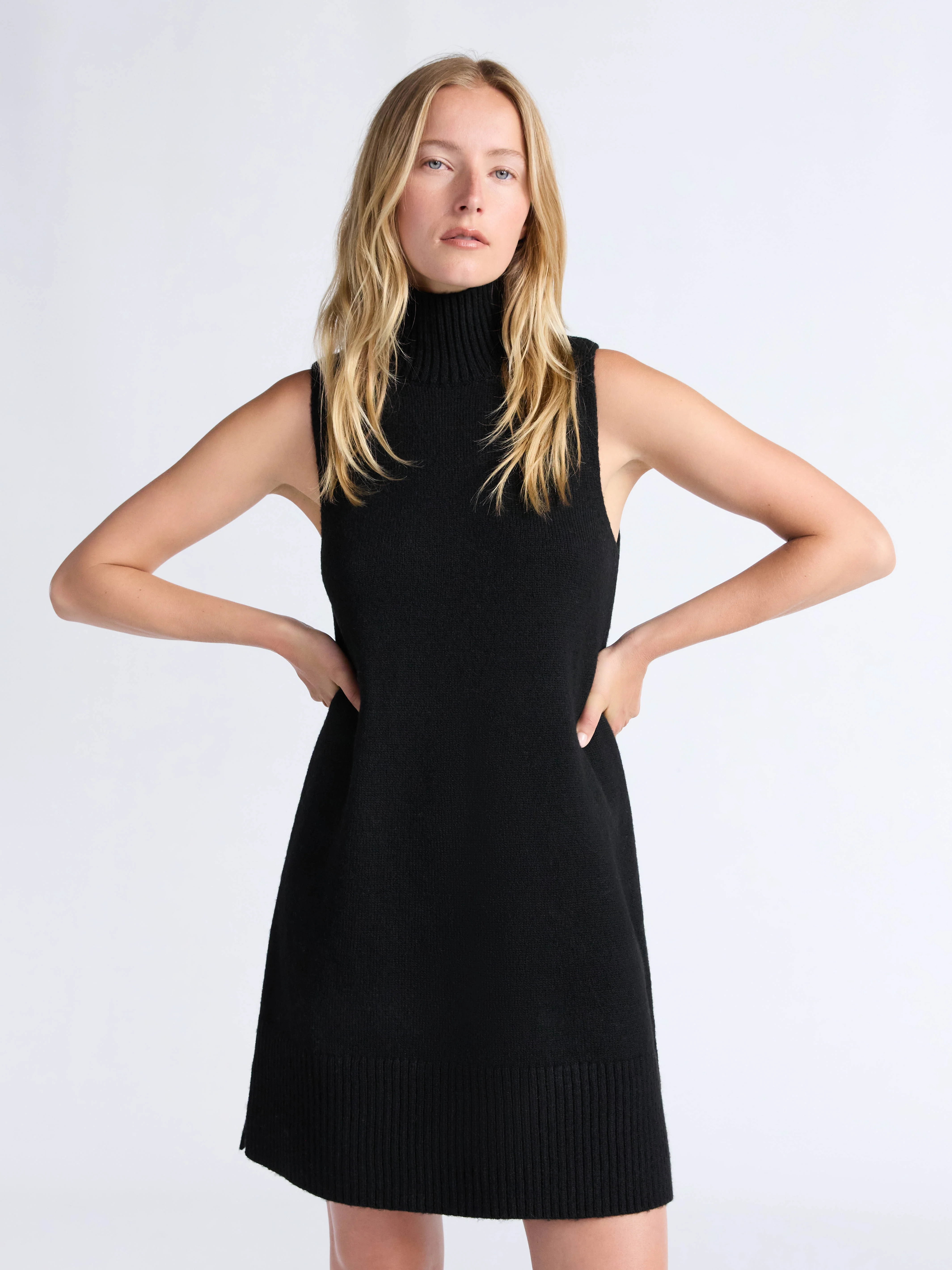 Free Assembly Women's and Women's Plus Sleeveless Sweater Mini Dress, Sizes XS-4X | Walmart (US)