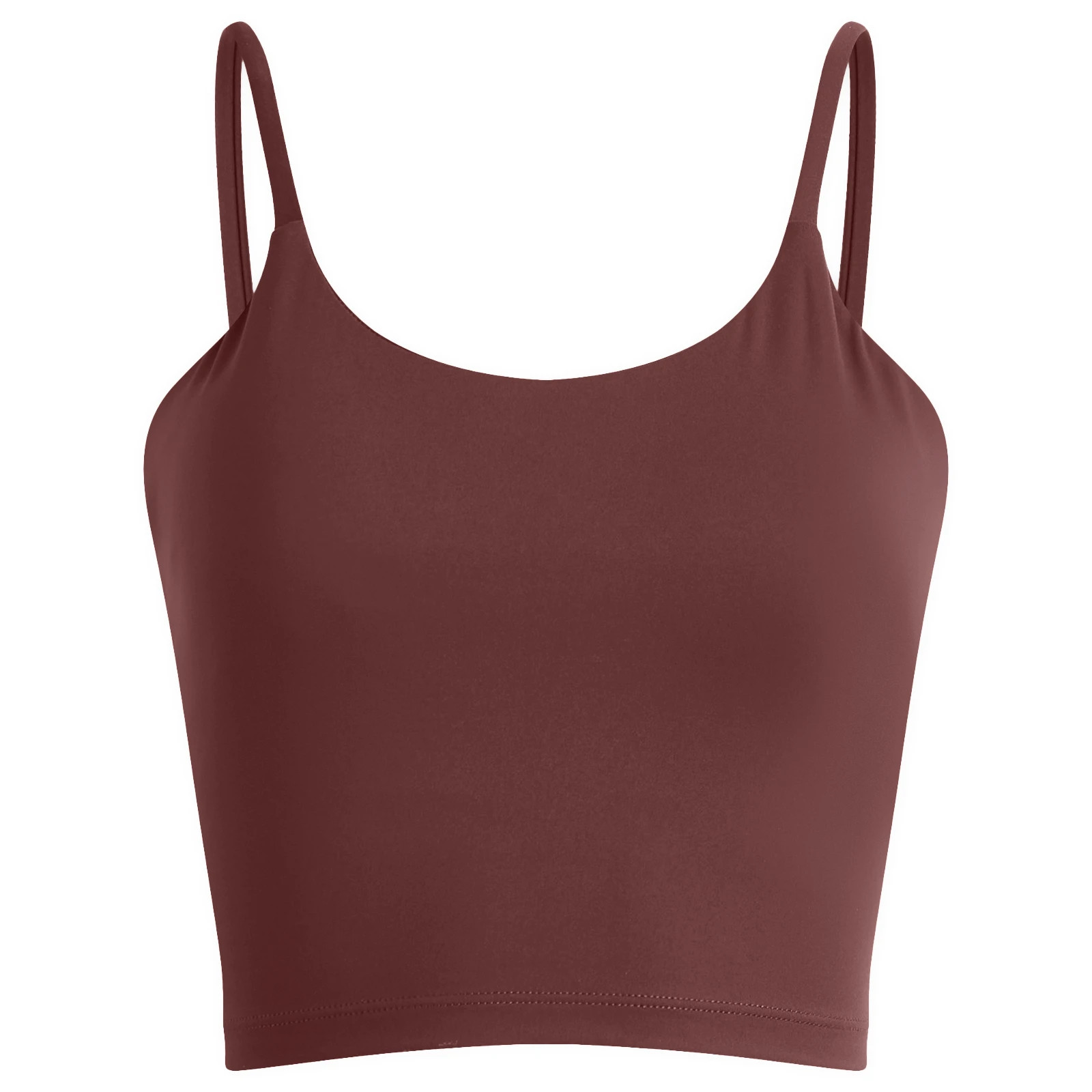 Adanola Women's Ultimate Tank Bra Top Burgundy | END. Clothing