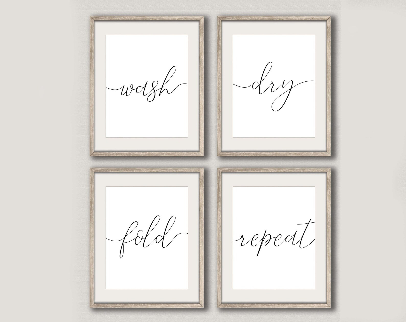 Laundry Signs,Wash Dry Fold Repeat,Laundry Quote,Laundry Room Decor,Laundry Sign,Funny Wall Art,M... | Etsy (US)