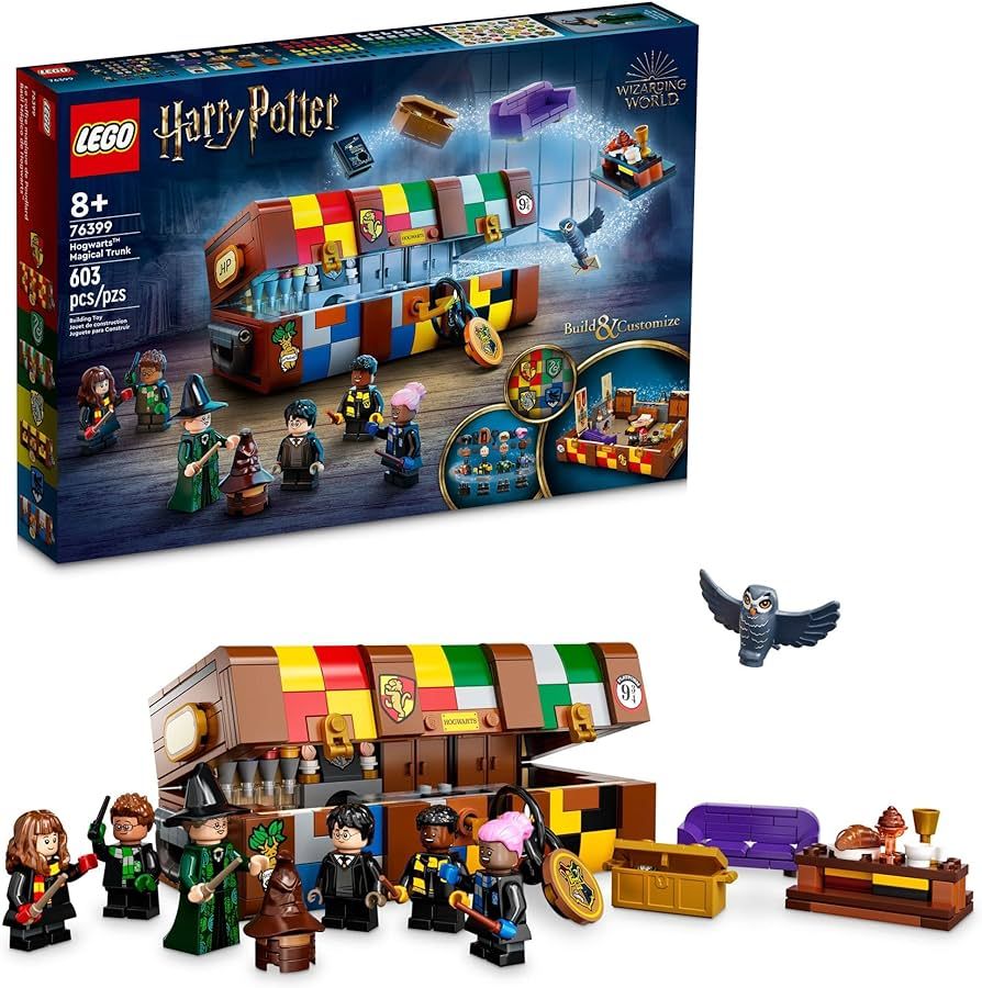 LEGO Harry Potter Hogwarts Magical Trunk 76399 Luggage Set, Summer Toys, Building Toy Idea for Ou... | Amazon (US)