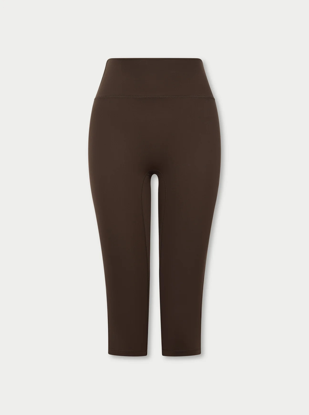 SCULPTING STRETCH CAPRI LEGGINGS - CHOCOLATE | The Couture Club
