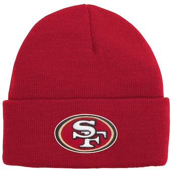San Francisco 49ers Youth Basic Cuffed Knit Hat - Scarlet | Fanatics